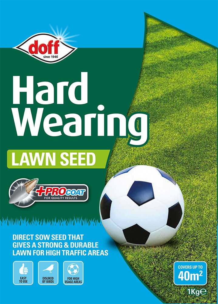Hardwearing Lawn Seed with ProCoat - 1KG