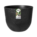 Elho Fuente Lily Round 30 - Flowerpot - Onyx Black - Indooroutdoor! - Ø 29.46 x H 24.34 cm