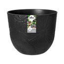 Elho Fuente Lily Round 38 - Flowerpot - Onyx Black - Indooroutdoor! - Ø 37.97 x H 31.36 cm