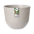 Elho Fuente Lily Round 38 - Flowerpot - Pebble Grey - Indooroutdoor! - Ø 37.97 x H 31.36 cm