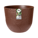 Elho Fuente Lily Round 30 - Flowerpot - Rusty Brown - Indooroutdoor! - Ø 29.46 x H 24.34 cm
