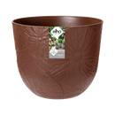 Elho Fuente Lily Round 38 - Flowerpot - Rusty Brown - Indooroutdoor! - Ø 37.97 x H 31.36 cm