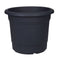 50cm Milano Round Planter - Gun Metal Grey