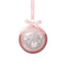80mm Baby Glass Christmas Tree Bauble - Red