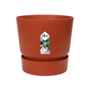 Elho Greenville Round 40 - Flowerpot - Brique - Outdoor! - Ø 39.00 x H 36.80 cm