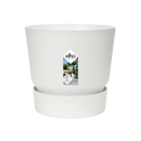 Elho Greenville Round 30 - Flowerpot - White - Outdoor! - Ø 29.50 x H 27.80 cm