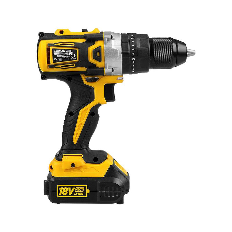 18V Brushless Cordless Impact Drill with 2Ah Battery