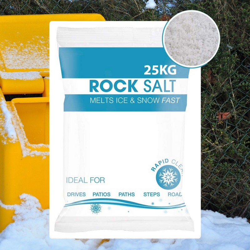 White De-Icing Rock Salt - 25KG