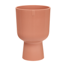 Vibes Fold 14cm Coupe Plastic Indoor Plant Pot - Delicate Pink