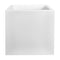 Vivo Next 30cm Square Plastic Indoor & Outdoor Planter - White