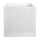 Vivo Next 30cm Square Plastic Indoor & Outdoor Planter - White