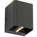 IP65 2 x 6W LED Up/Down Wall Light - Anthracite