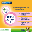 Pedigree Dentastix Fresh Daily Dental Chews Small Dog 35 Sticks