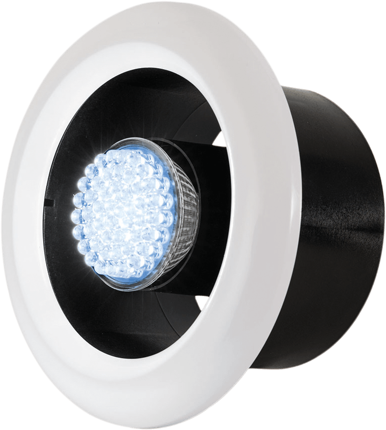 Xpelair Airline Inline Extract Fan with Timer, LED Light, Ducting and Grille