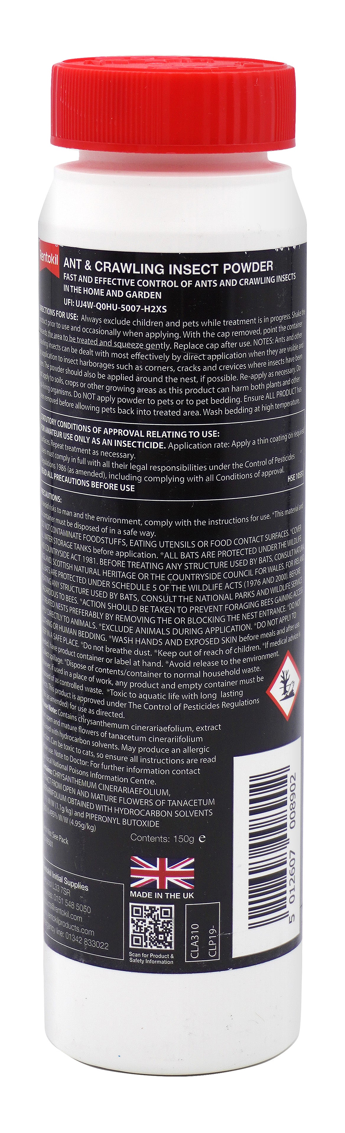Rentokil Ant & Crawling Insect Killer Powder - 300g