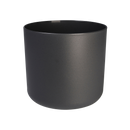 B.for 16cm Soft Round Plastic Indoor Plant Pot - Anthracite