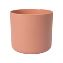 B.for 18cm Soft Round Plastic Indoor Plant Pot - Delicate Pink