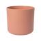 B.for 14cm Soft Round Plastic Indoor Plant Pot - Delicate Pink