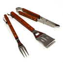 Kingfisher Wooden Bbq Tool Set