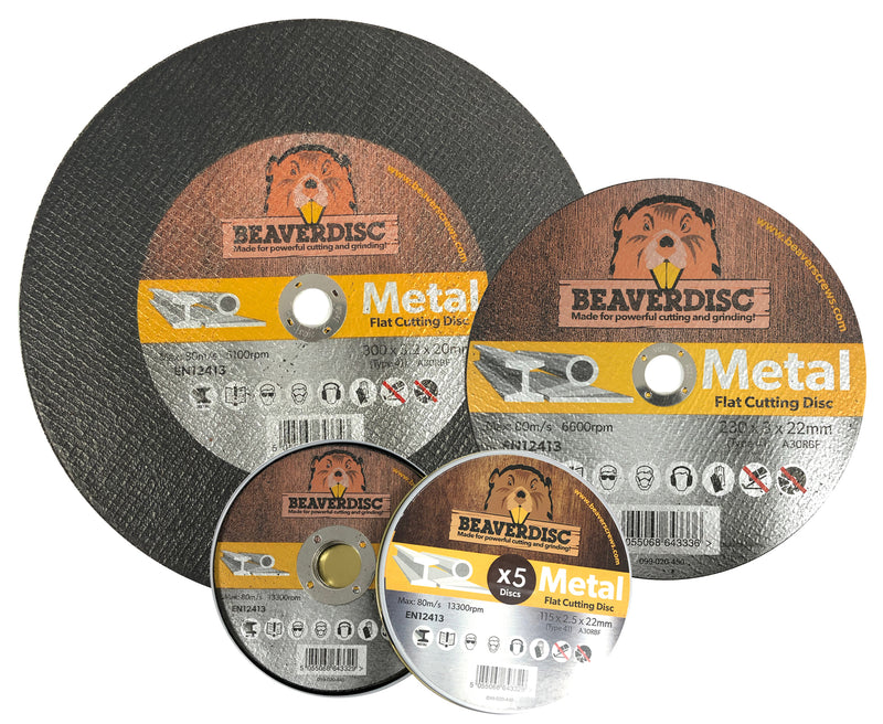 Beaverdisc Beaverdisc Metal Cutting Disc 300 x 3.2, Flat 20mm Bore