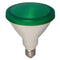 15W LED Edison Screw PAR38 Reflector Bulb - Green