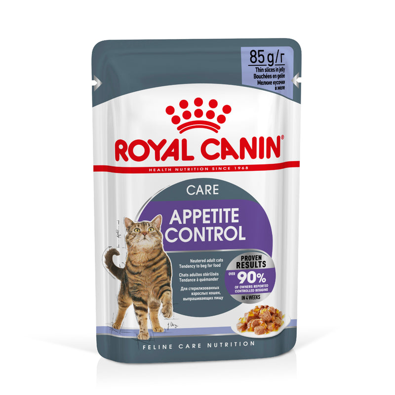 Royal Canin Appetite Control Care in Jelly Adult Wet Cat Food, 85g x 12 Pack