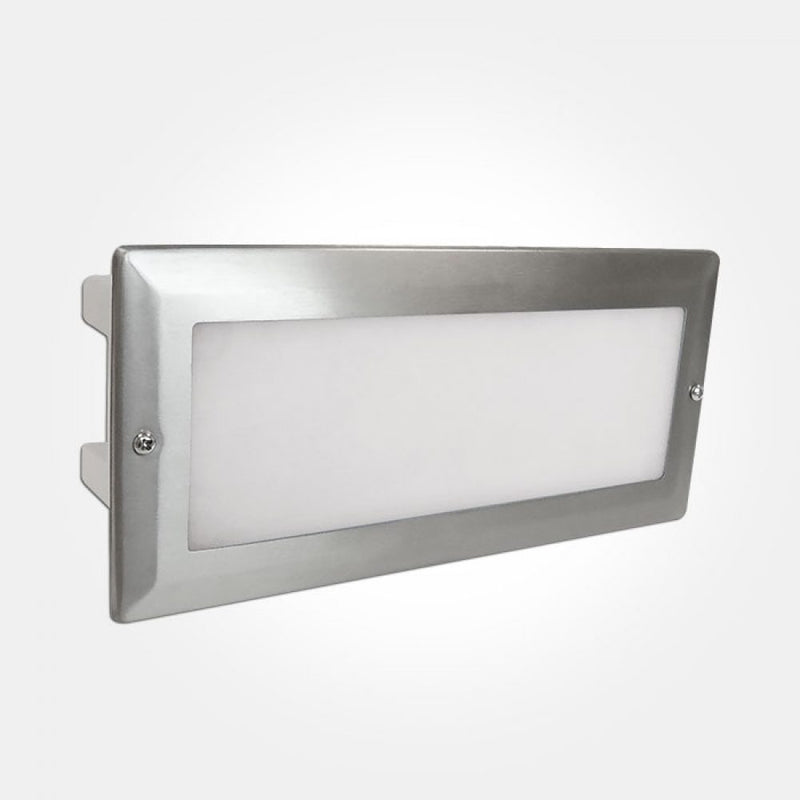 Eterna LED Bricklight With Stainless Steel Frame