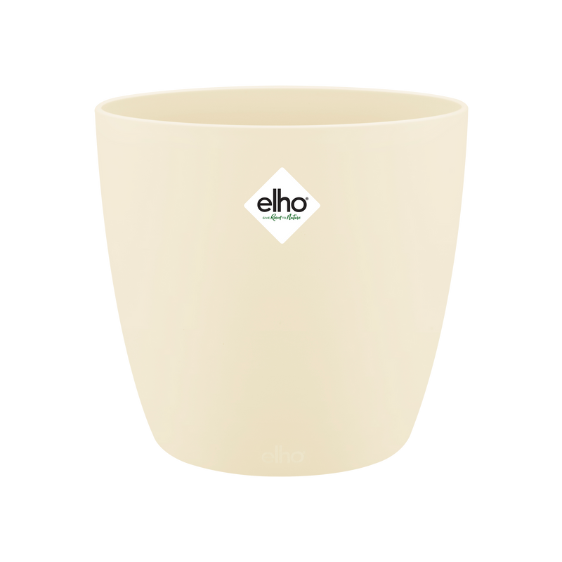 Elho Brussels Round Wheels 47 - Flowerpot - Soap - Indoor! - Ø 46.50 x H 43.50 cm