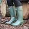 Burford Wellington Boot Green Size 4