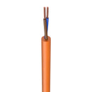 Doncaster 3182Y 0.75mm² PVC Round Flexible Cable Orange, 50m Drum