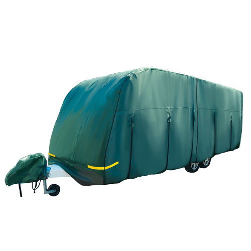 Maypole 6.2-6.8m (21-23′) Premium Green 4-Ply Caravan Cover