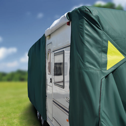 Maypole 6.2-6.8m (21-23′) Premium Green 4-Ply Caravan Cover