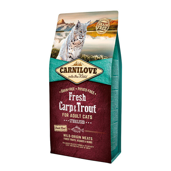 Adult Cats 2KG - Fresh Carp & Trout x6