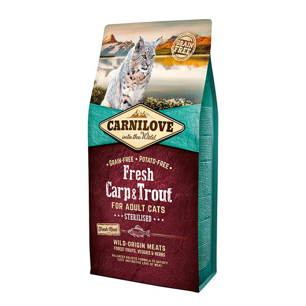 Carnilove Adult Cats 400g - Fresh Carp & Trout x10