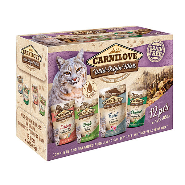 Carnilove Cat Multi Pack Pouch - 12x85g