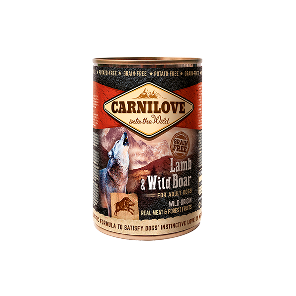 Carnilove Adult Dog Tin 400g - Lamb & Wild Boar