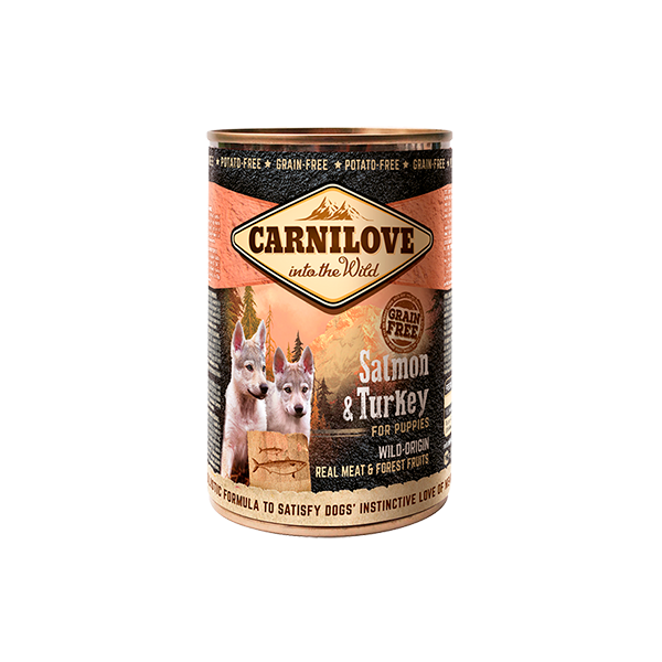 Puppy Dog Tin 400g - Salmon & Turkey