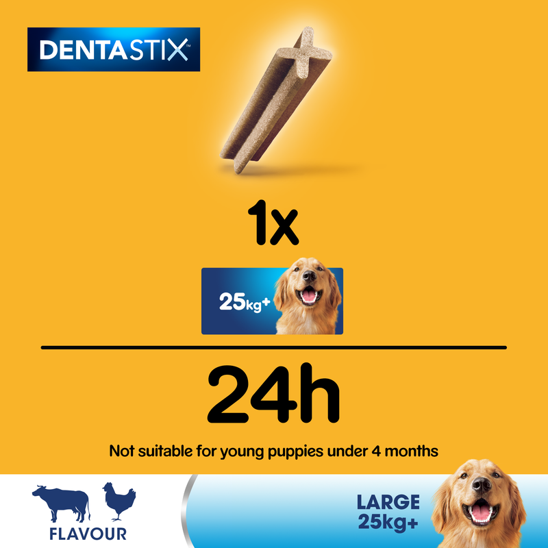 Pedigree DentaStix Daily Dental Chews Large Dog 4 Sticks