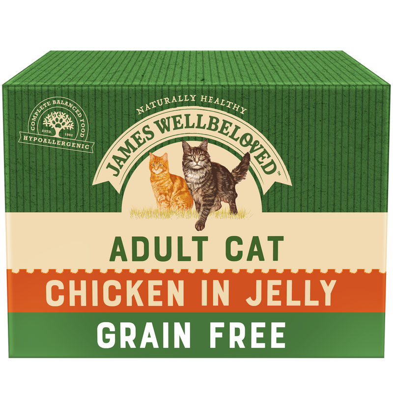 Grain Free Adult Cat Chicken in Jelly Pouch 12 x 85g
