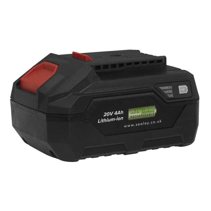 Sealey Power Tool Battery 20V 4Ah SV20 Series Lithium-ion