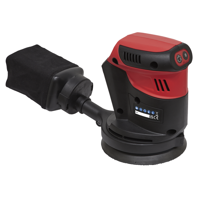 Sealey Orbital Palm Sander 20V SV20 Series Ø125mm - Body Only