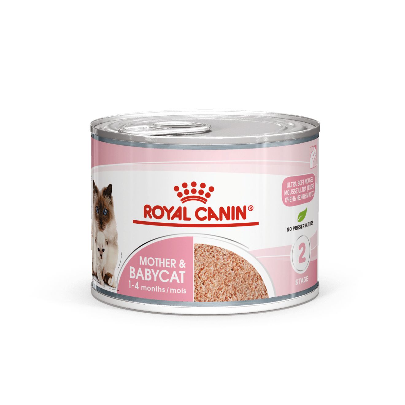 Royal Canin Mother And Babycat Adult And Kitten Wet Food Mousse, 195g x 12 Pack