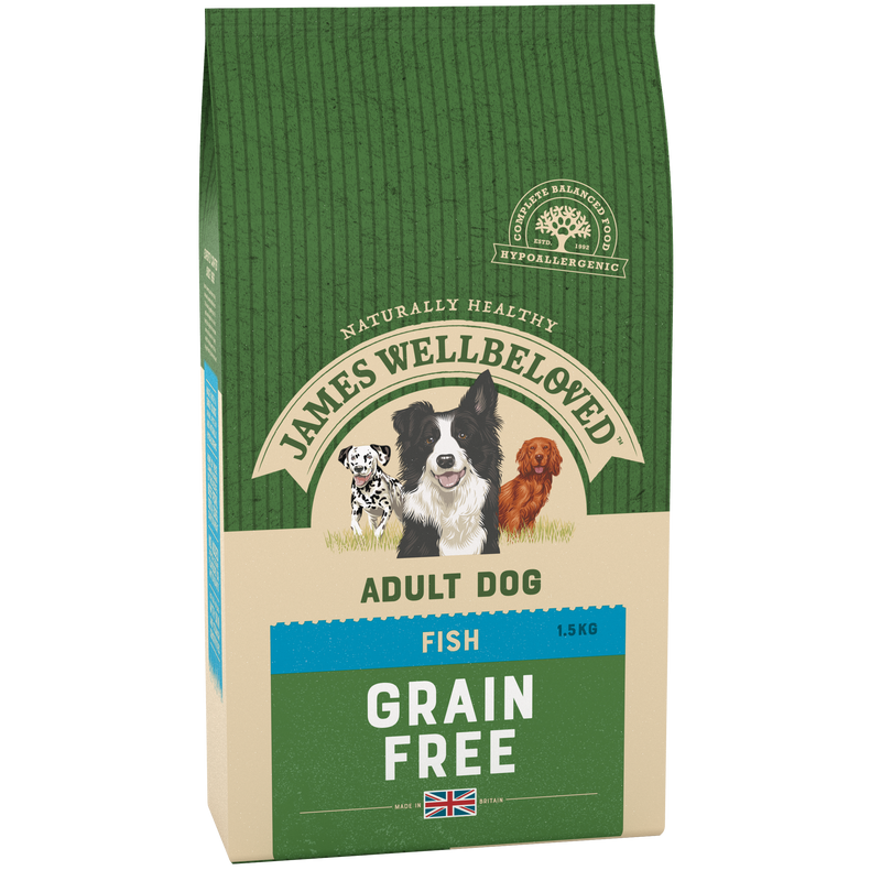 Grain Free Adult Dog Fish & Veg 1.5kg