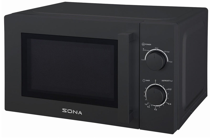 Sona 20L 700W Free Standing Microwave, Black