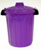 Brights Kitchenware 25L Small Clip Lid Bin, Purple