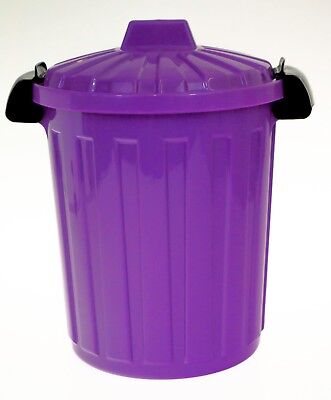 Brights Kitchenware 25L Small Clip Lid Bin, Purple