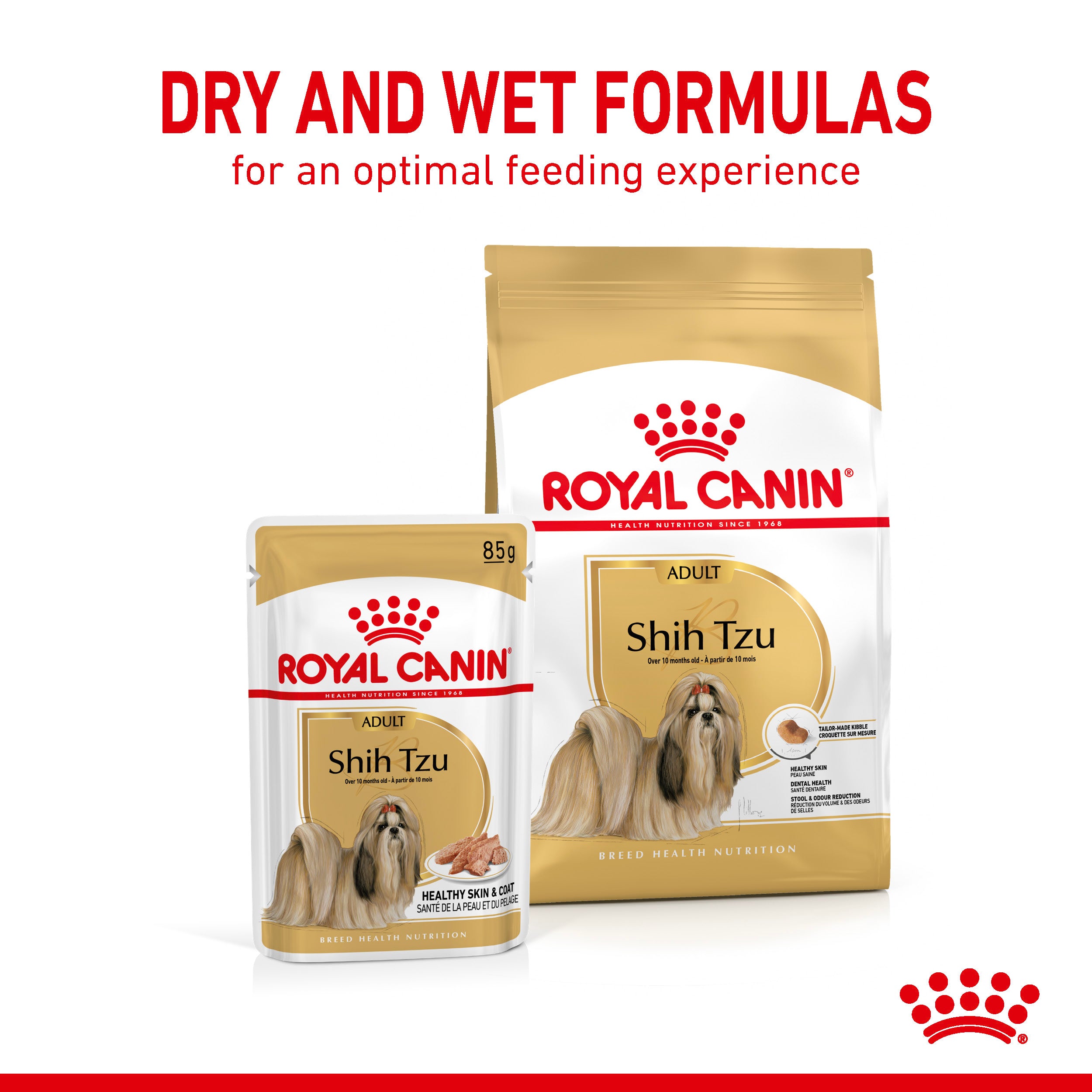 Royal Canin Shih Tzu Adult in loaf Wet Dog Food, 85g x 12 Pack