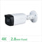 OYN-X Eagle 4K/8MP Fixed Lens HDCVI IR Bullet Camera, White