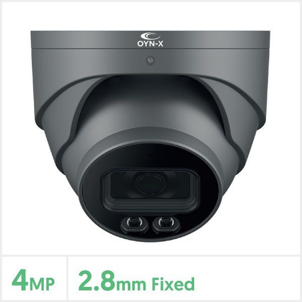 OYN-X Eagle 4MP Full-Colour Fixed Lens Network Turret Camera, Grey