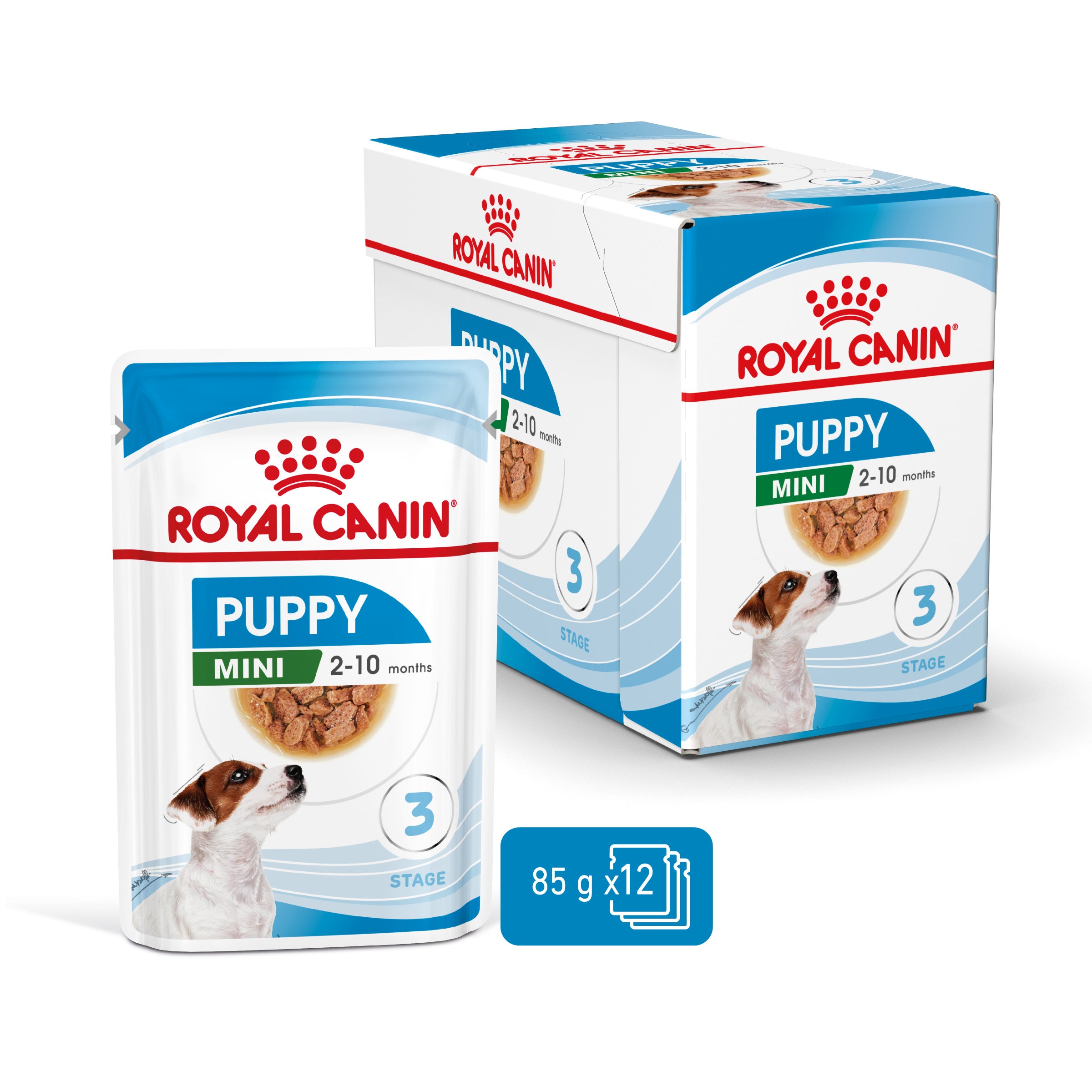 Royal Canin Mini Puppy in Gravy Wet Food, 85g x 12 Pack